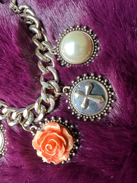 Vintage Renaissance Charm Bracelet