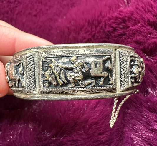 Vintage Bullfighter Cuff Bracelet