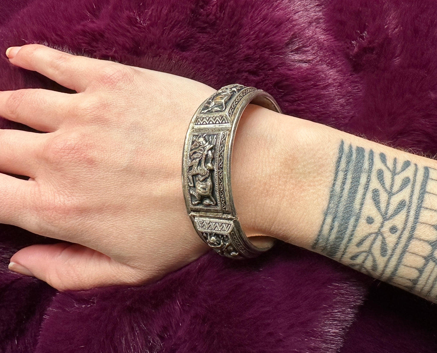 Vintage Bullfighter Cuff Bracelet