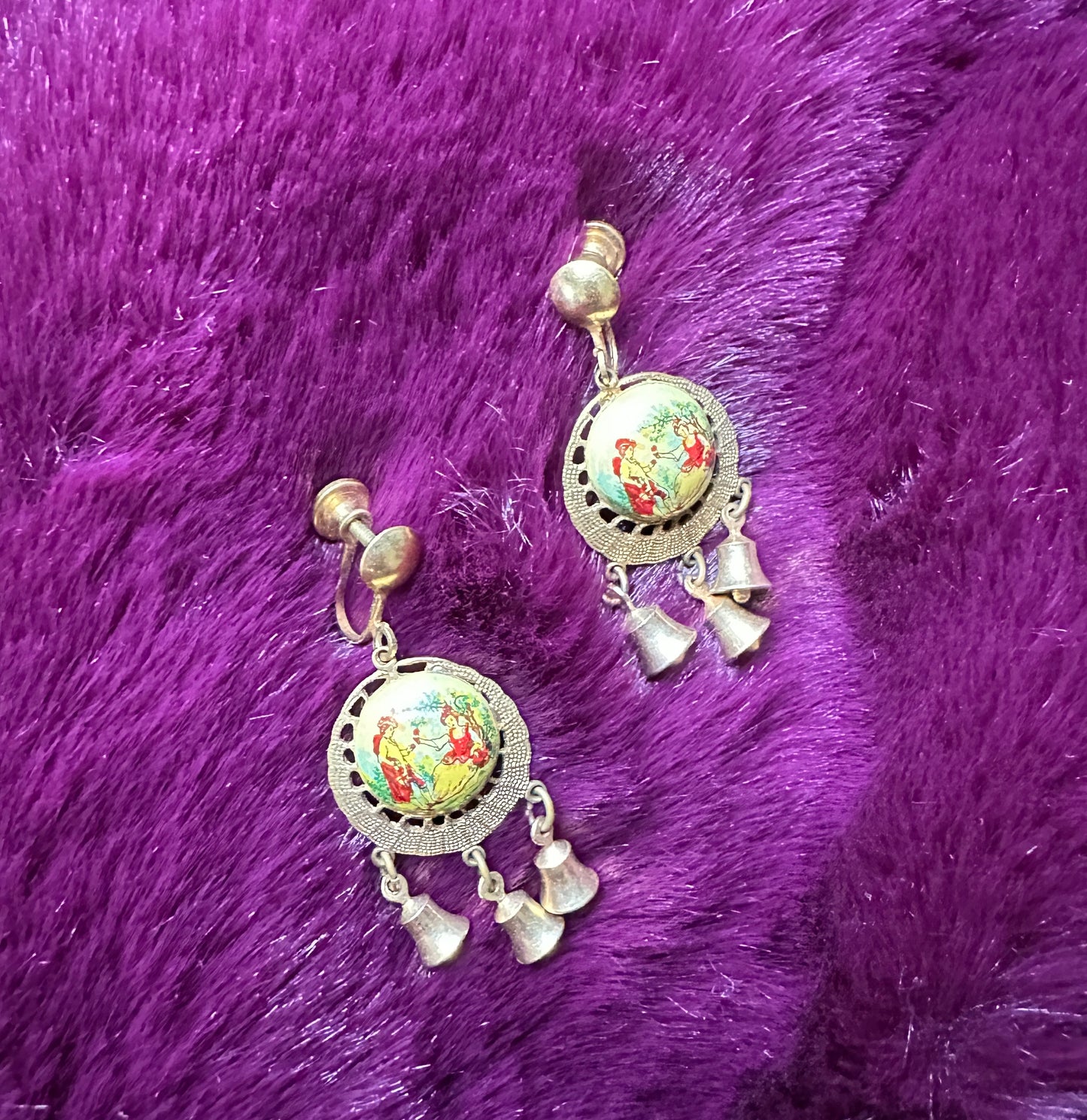 Vintage Victorian Style Dangle Earrings