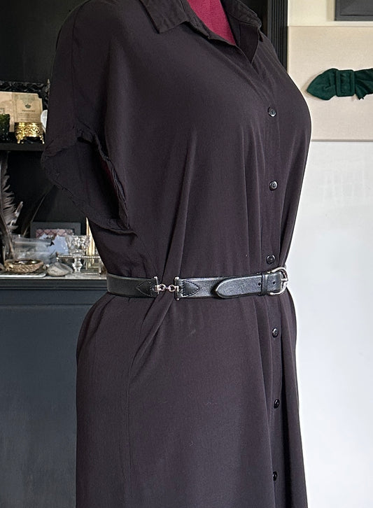 Leather Corporate Both Belt 28" - 32.5"
