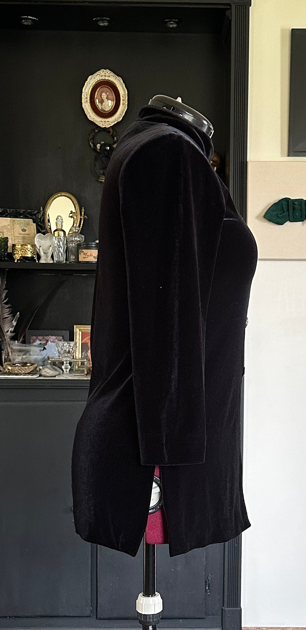 Vintage Velvet Pirate Jacket S