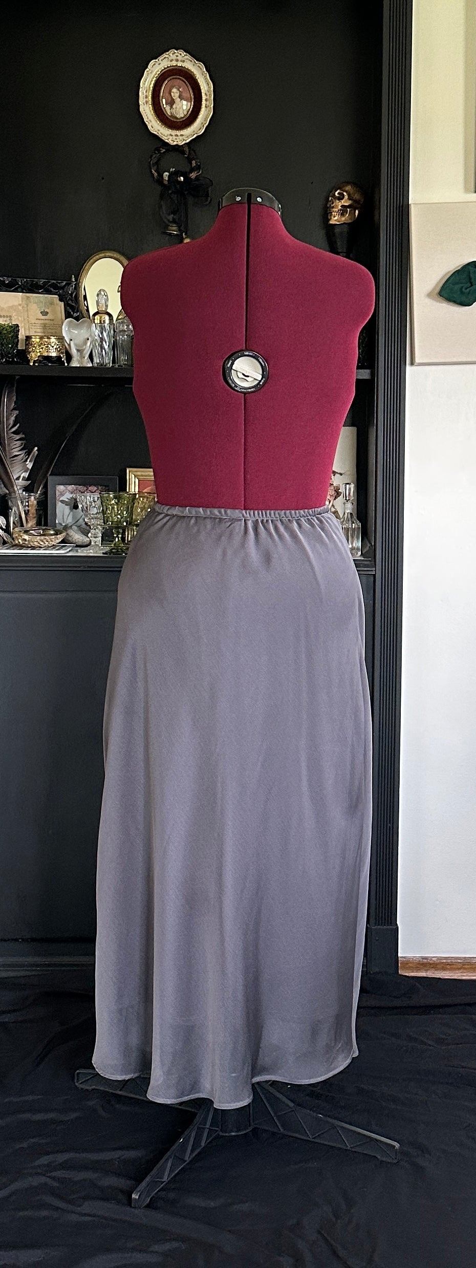 Y2K Bias Cut Maxi Skirt SZ 16-18