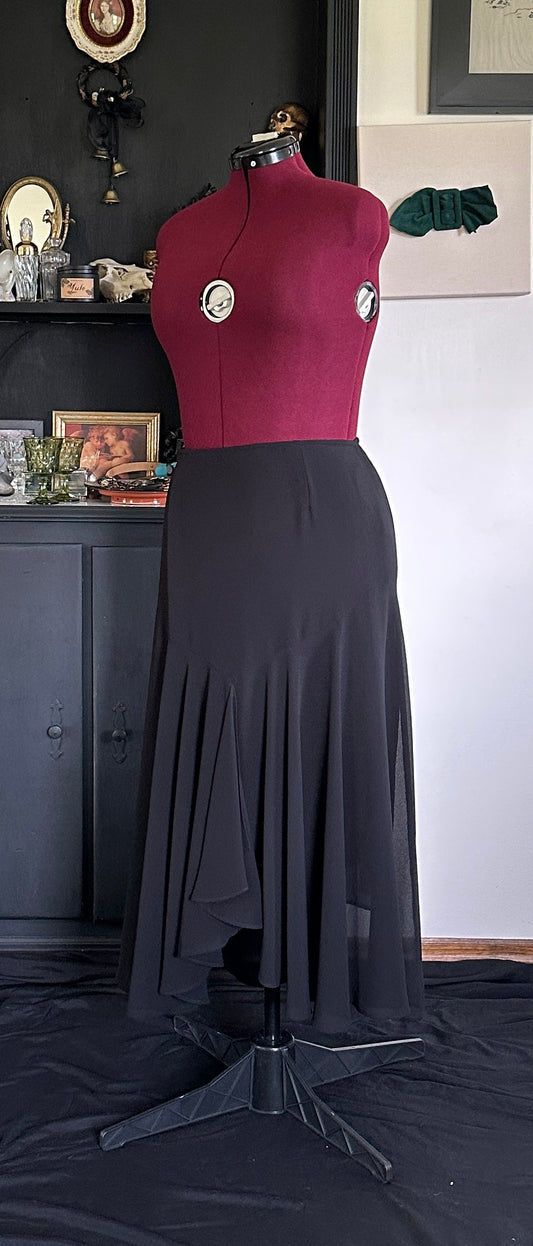 90s Chiffon Witchy Skirt SZ 18-20