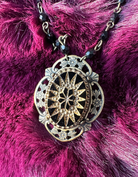 Vintage Mourning Necklace