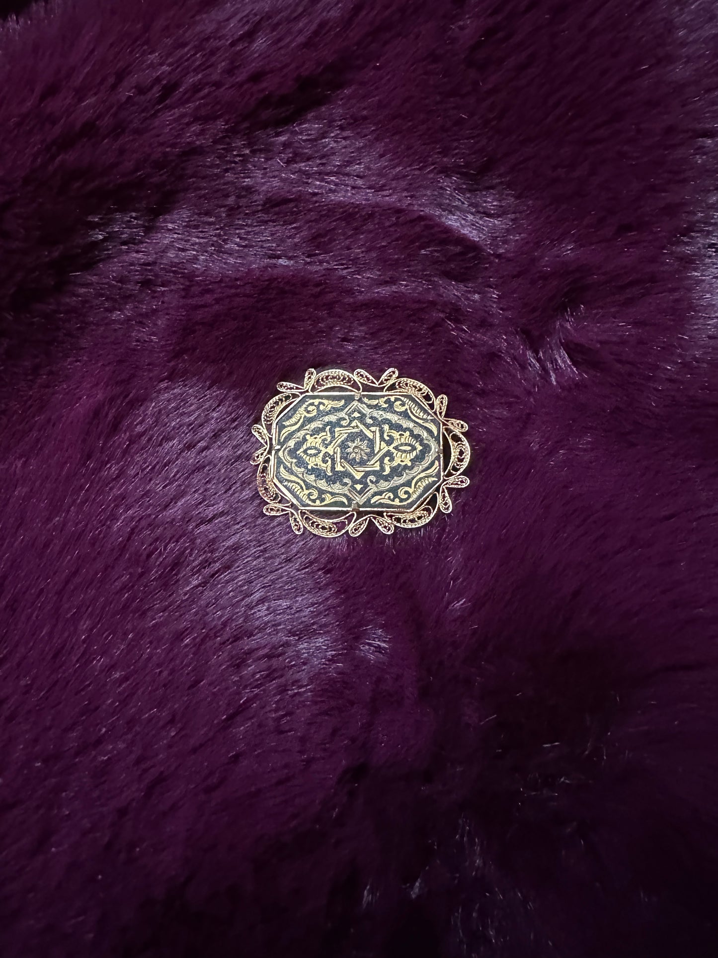 Antique Damascene Pin