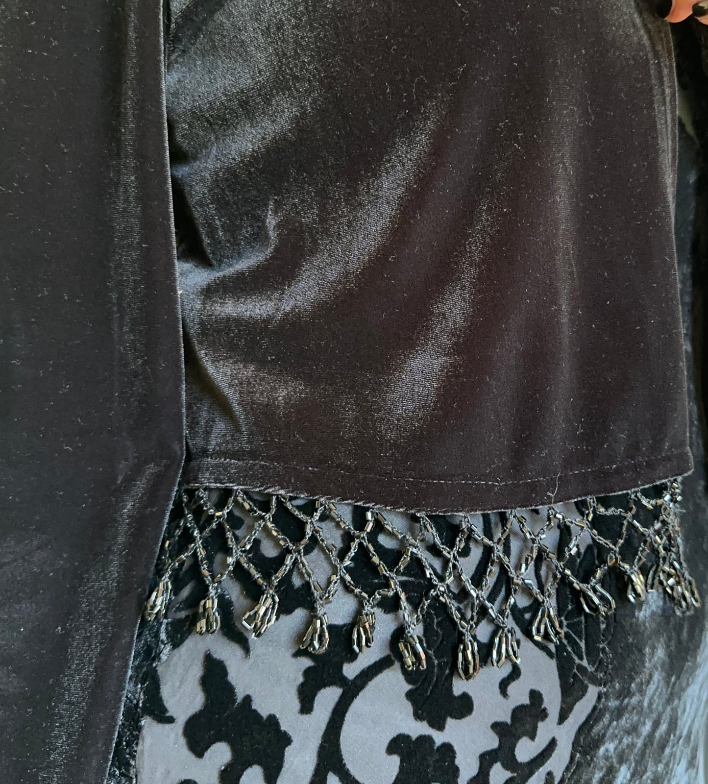 Velvet Beaded Bolero