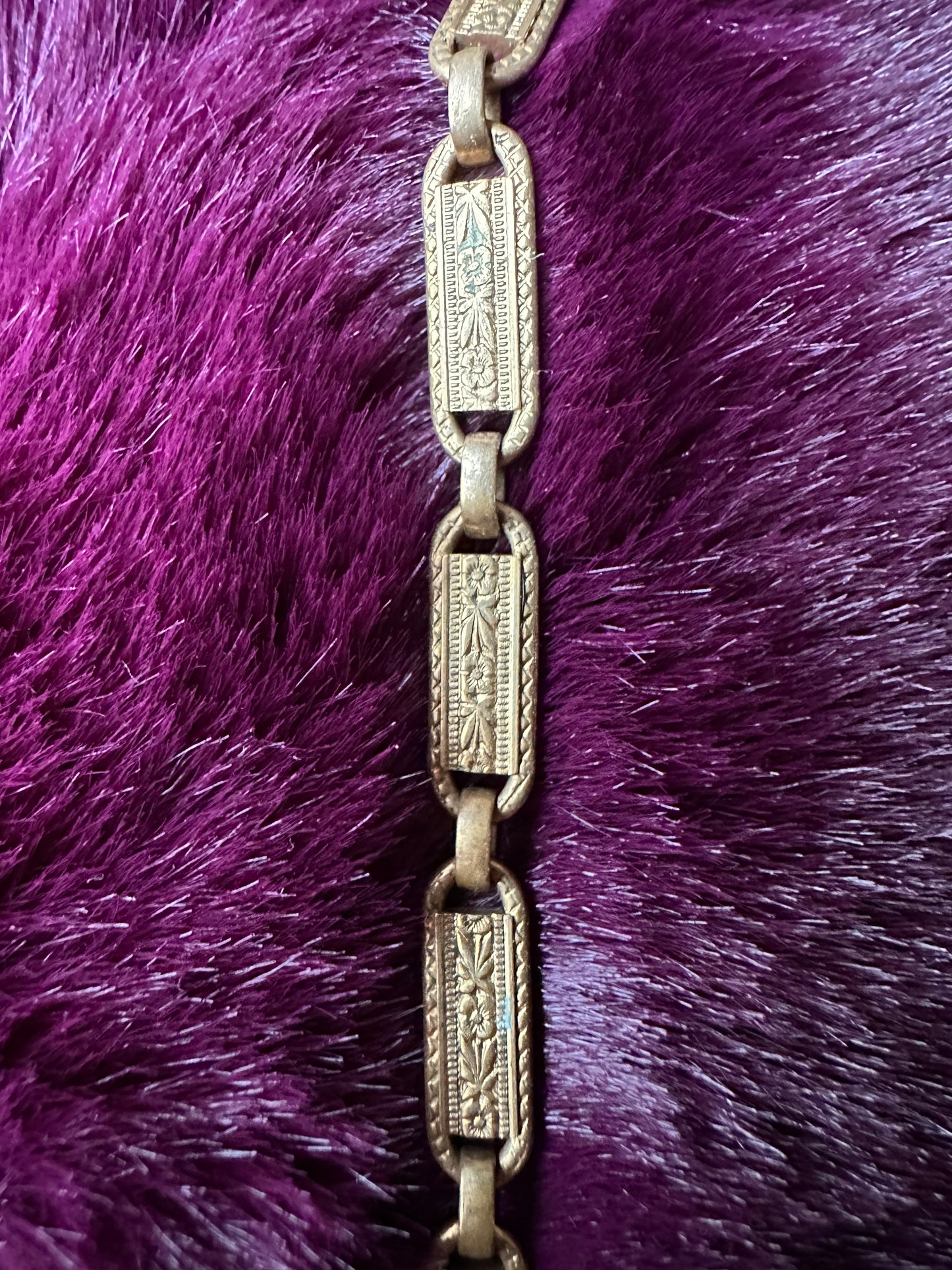 Gold Tone Bat Necklace