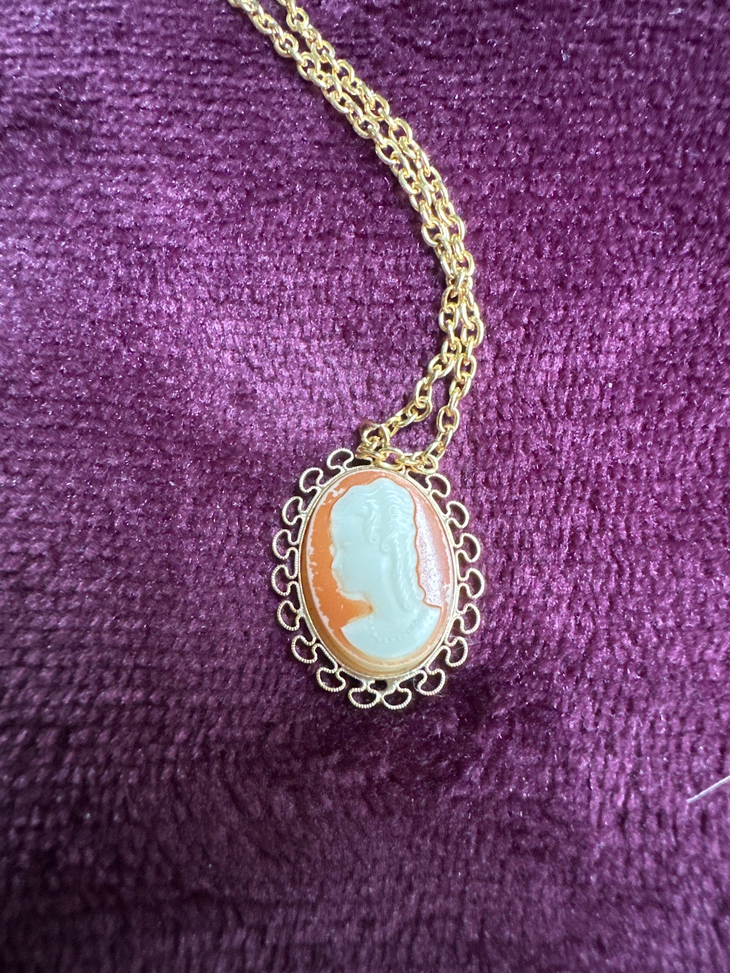Miniature Cameo Necklace