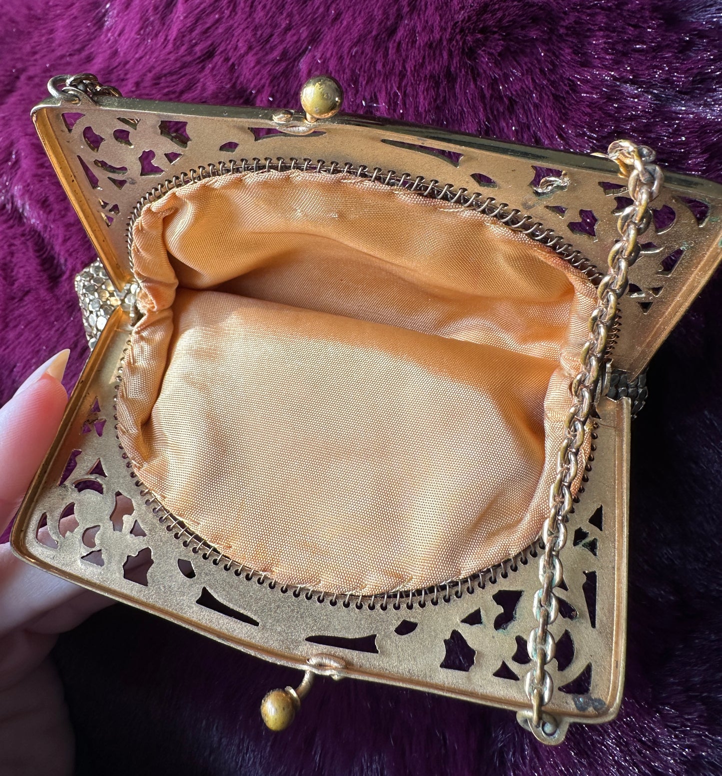 Whiting & Davis Metal Evening Bag