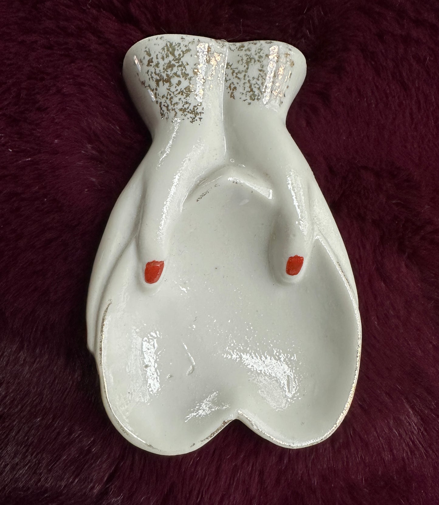 Ceramic Heart In Hands Dish