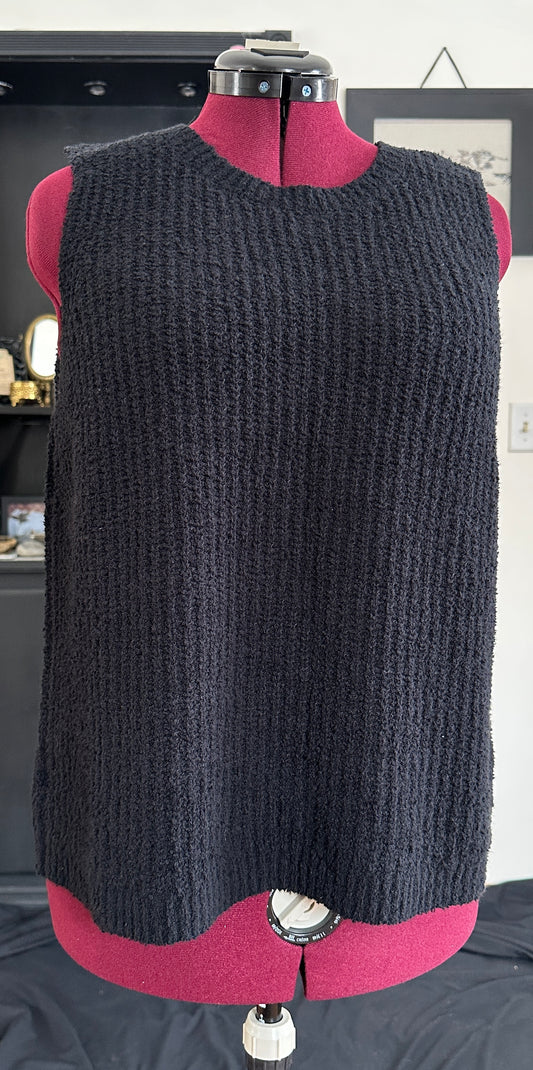 Eileen Fisher Cotton Sweater Vest XL