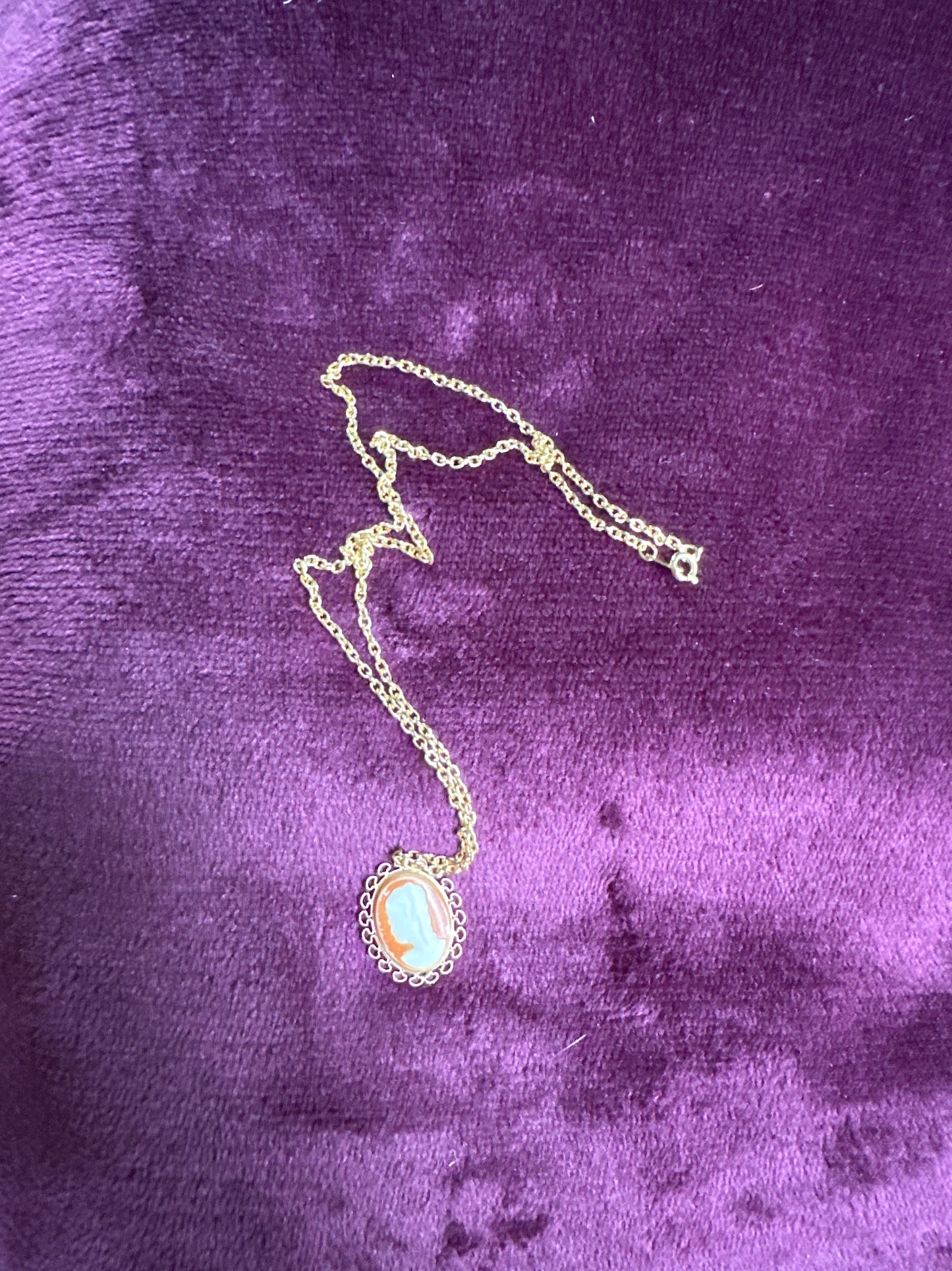 Miniature Cameo Necklace