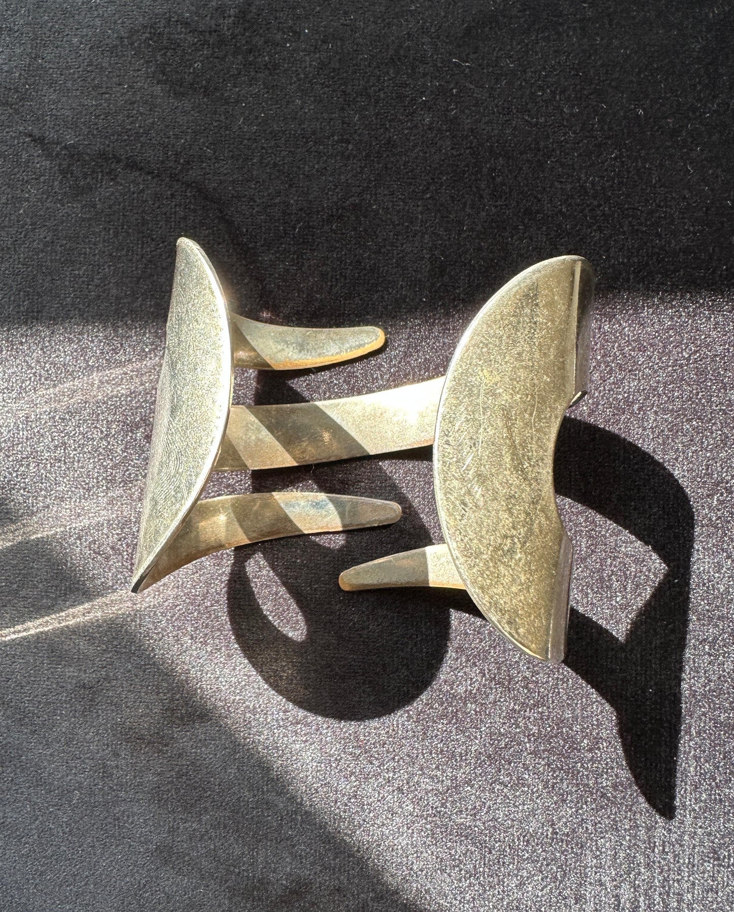 Sculptural Wide Cuff Bracelet
