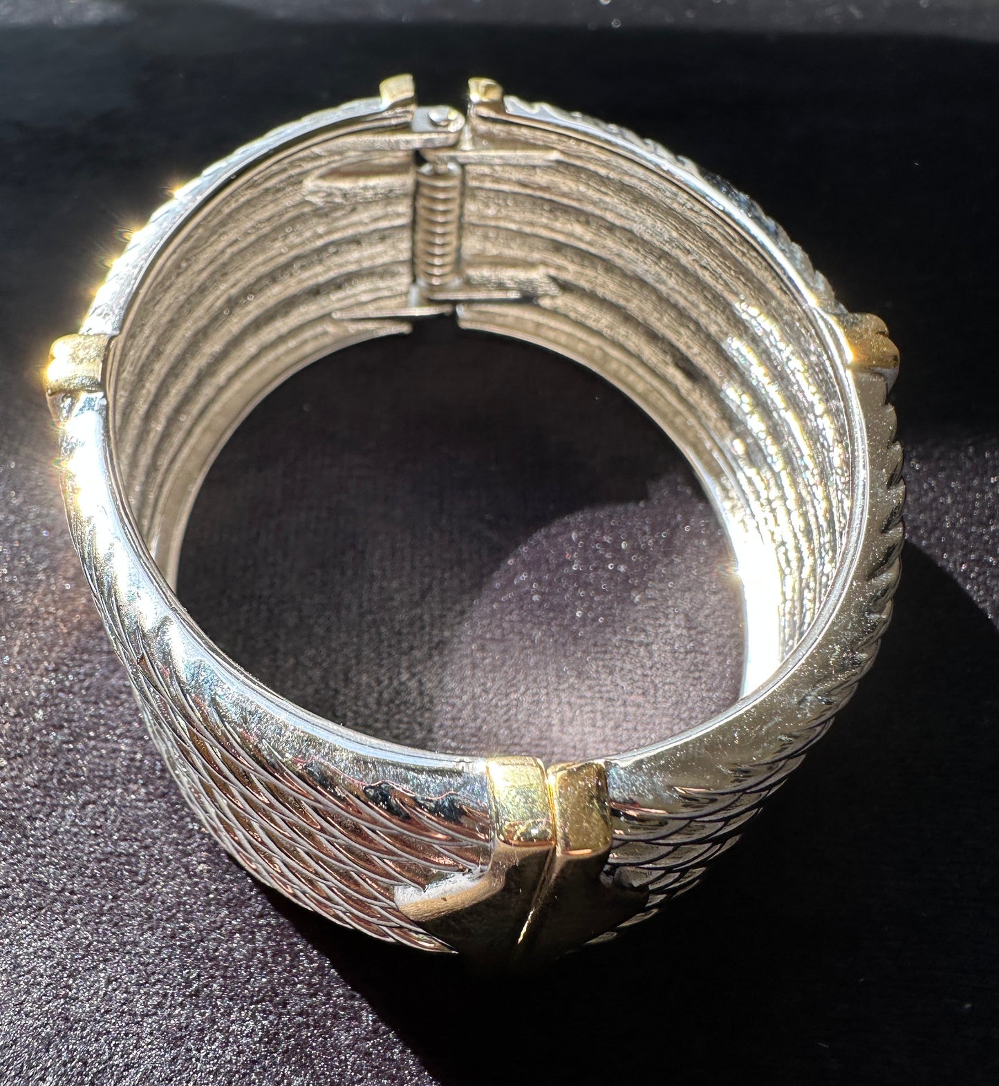 Rope Wide Bangle Bracelet