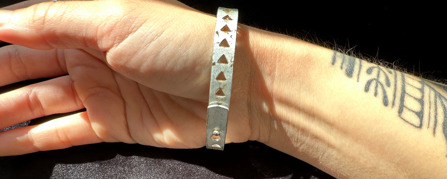 Industrial Cut Out Bangle
