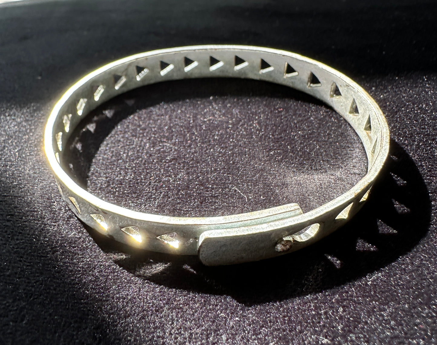 Industrial Cut Out Bangle