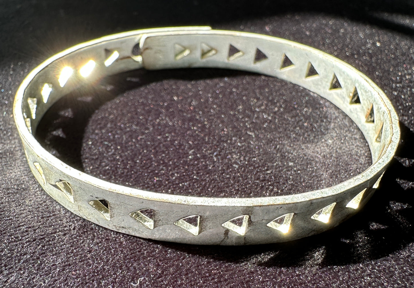 Industrial Cut Out Bangle