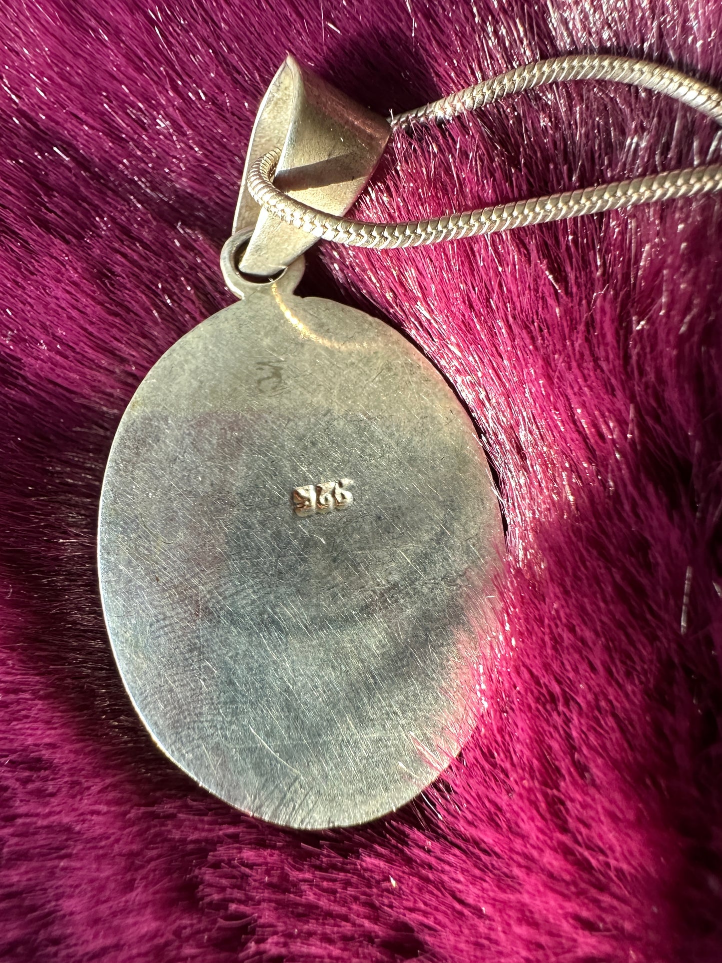 Silver & Onyx Witch Necklace
