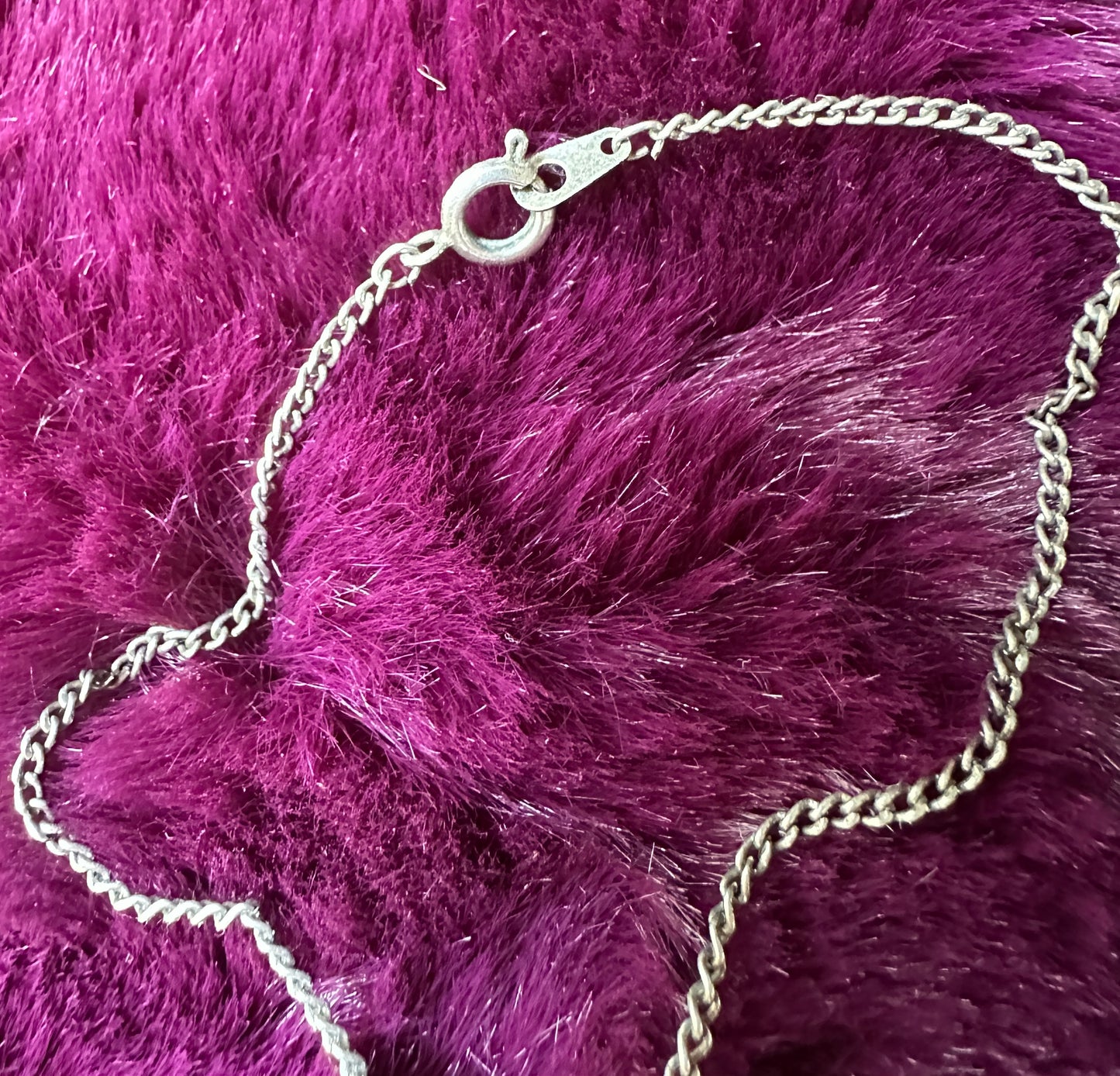 Purple Cameo Necklace