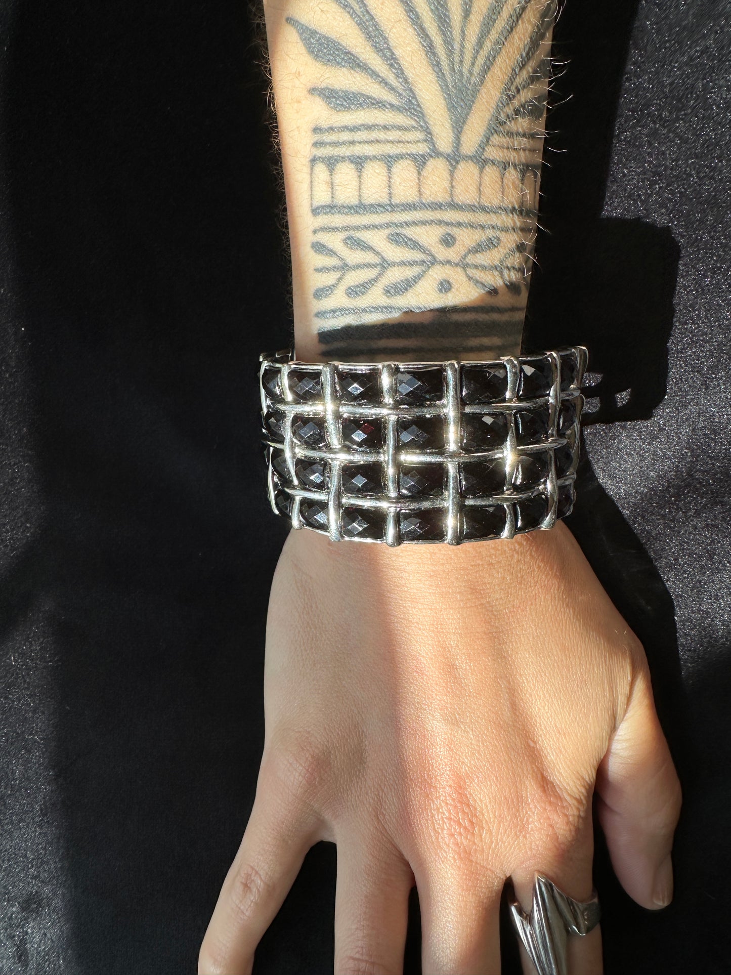 Spiderweb Bangle Bracelet