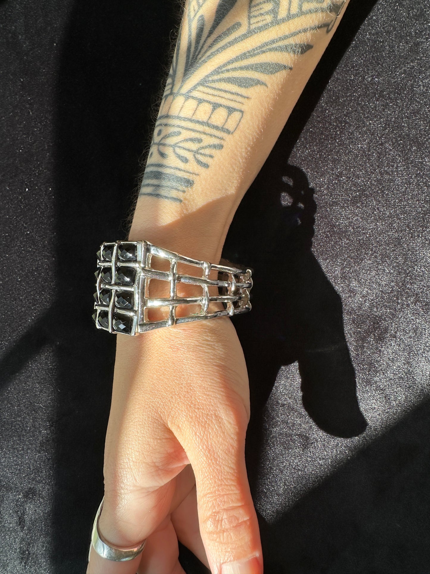Spiderweb Bangle Bracelet