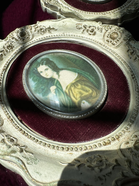 Vintage Victorian Revival Wall Plaques