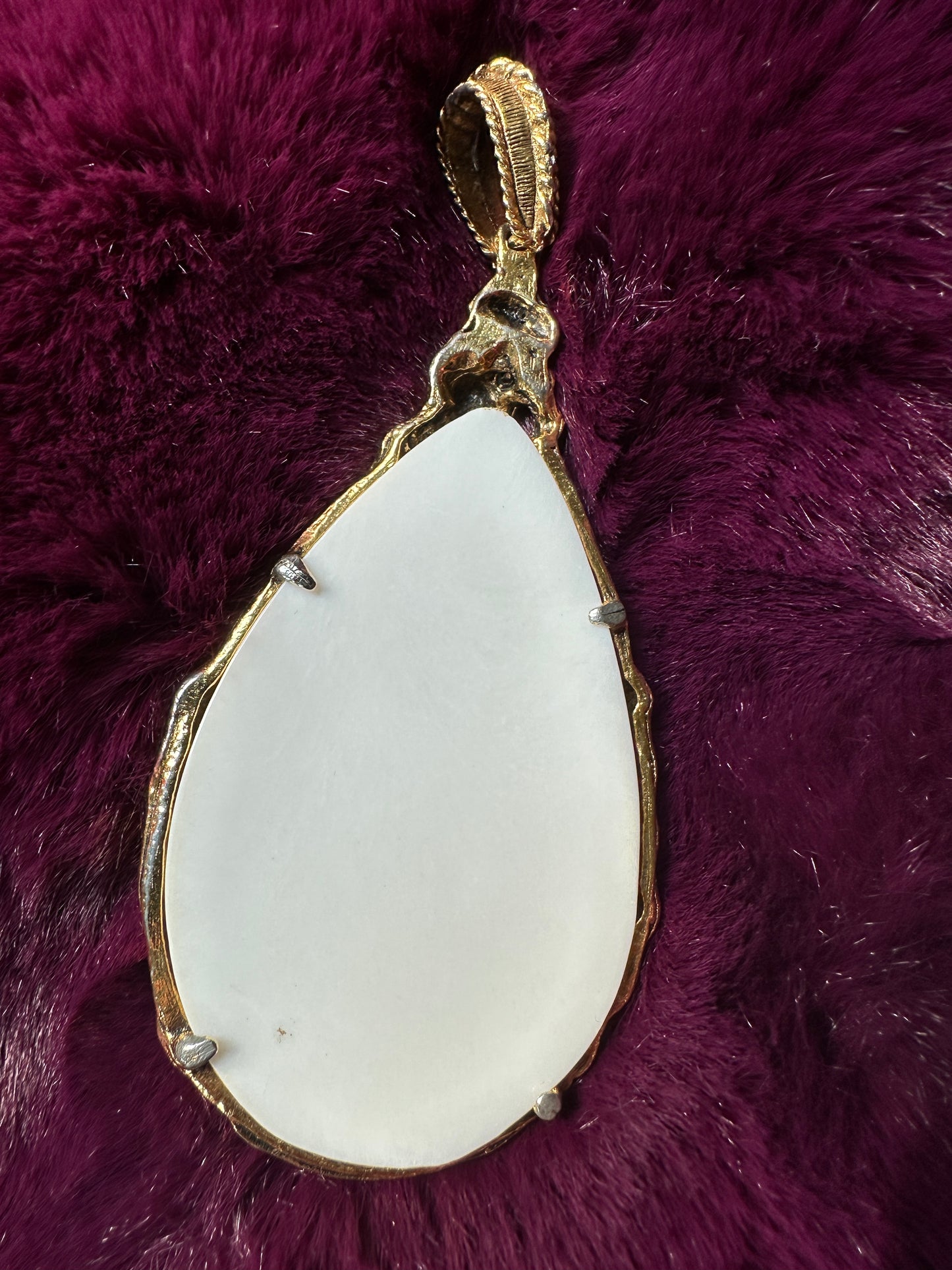 Lucite Love Witch Pendant