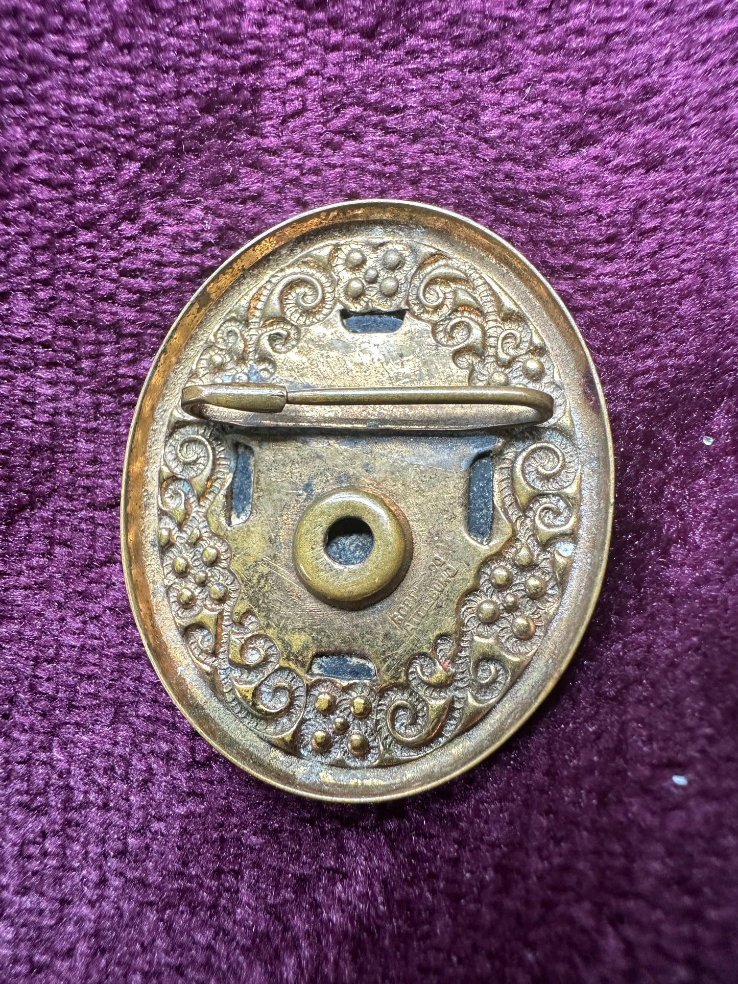 Vintage Mourning Cameo