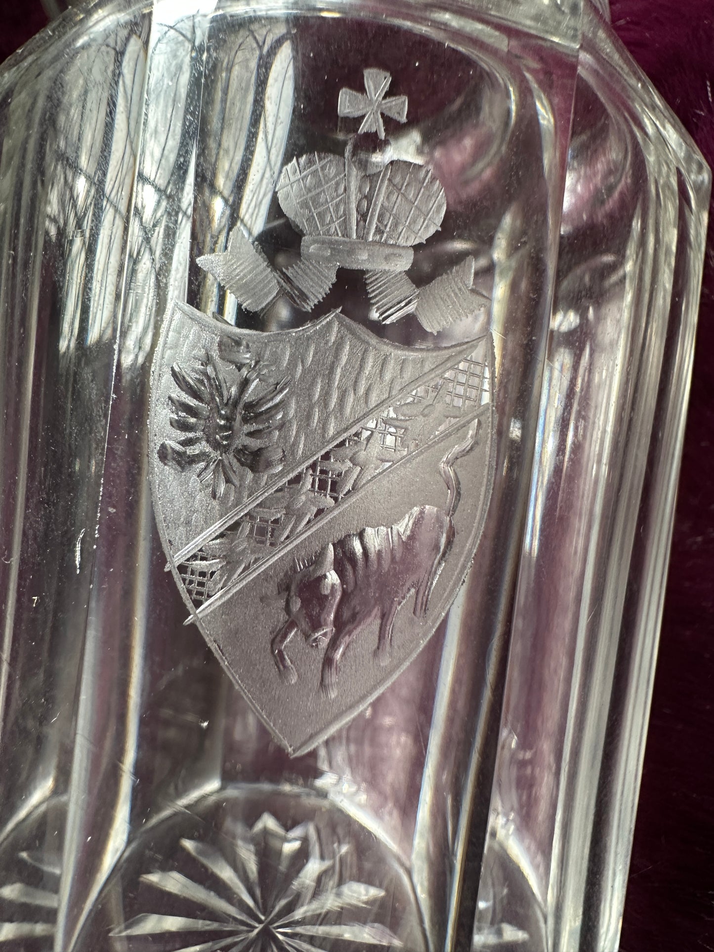 Glass Antique Preserves Jar