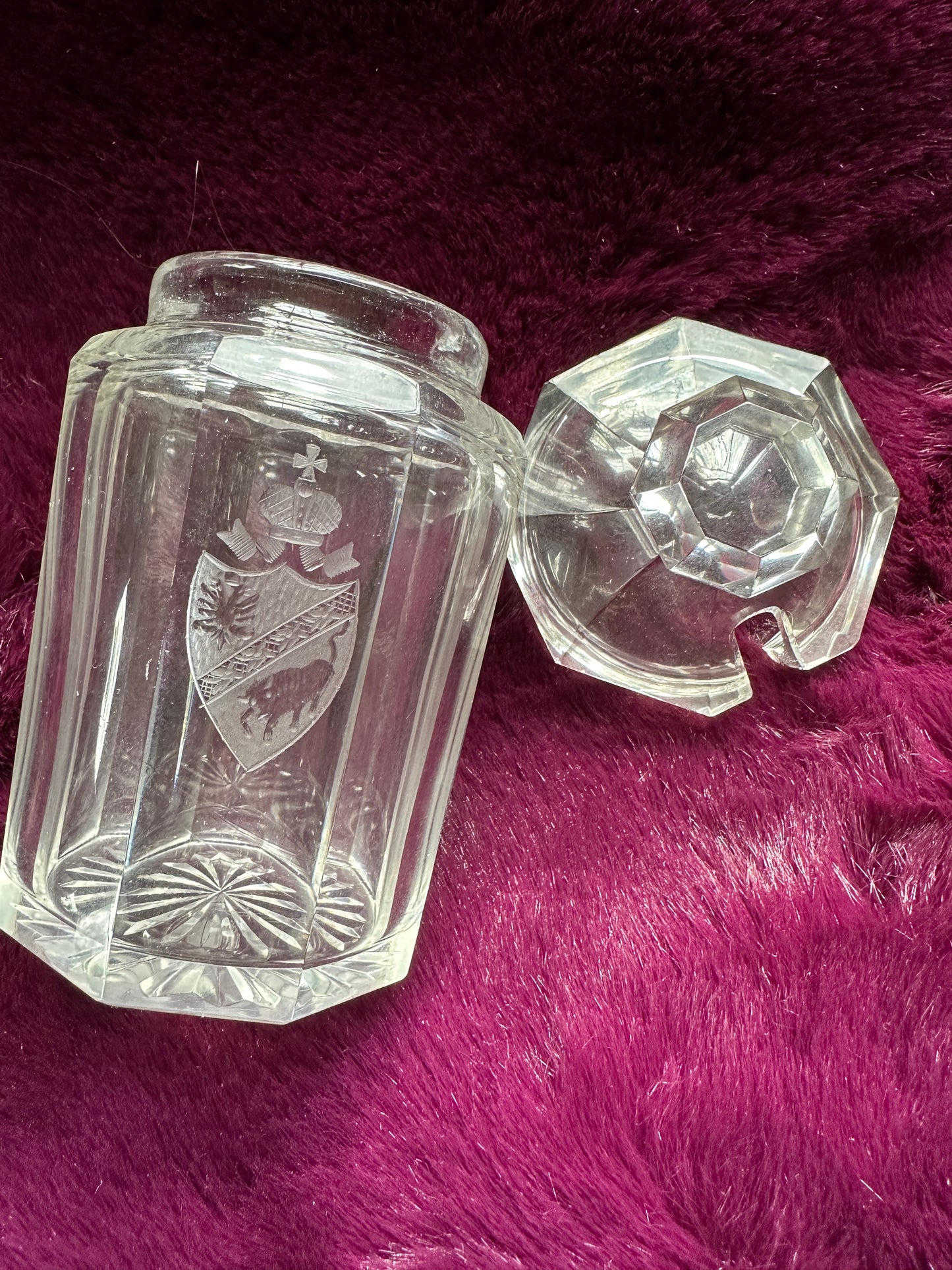 Glass Antique Preserves Jar