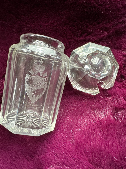 Glass Antique Preserves Jar
