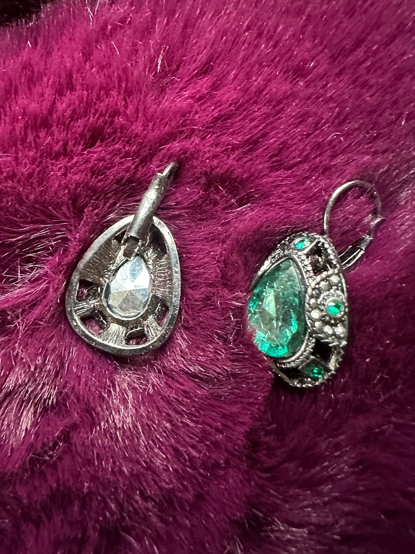 Emerald Teardrop Earrings