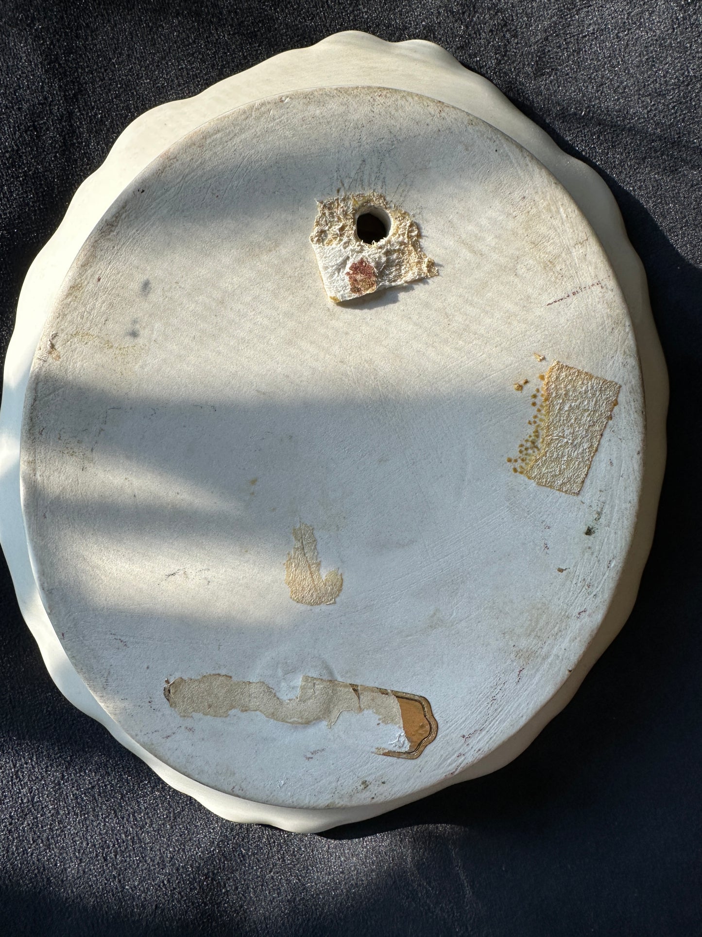 Vintage Ceramic Portrait Wall Plaque