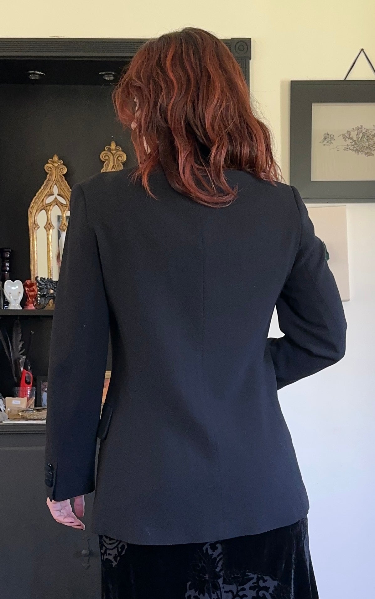 Velvet & Crepe Vampire Blazer