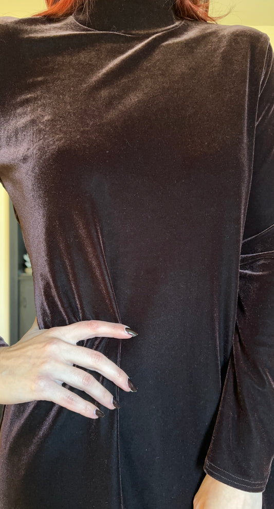 Velvet Mini Dress M