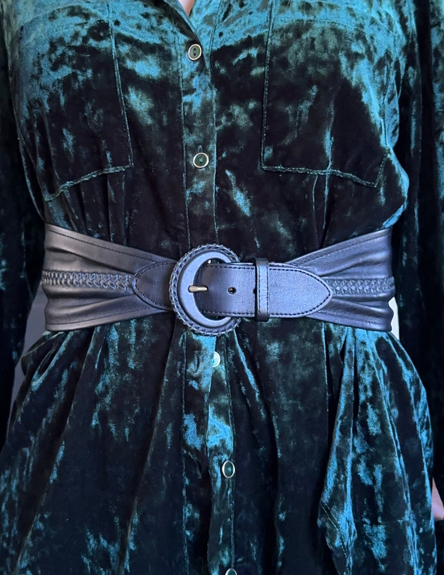 Ralph Lauren Braided Leather Belt 29.5" - 31"