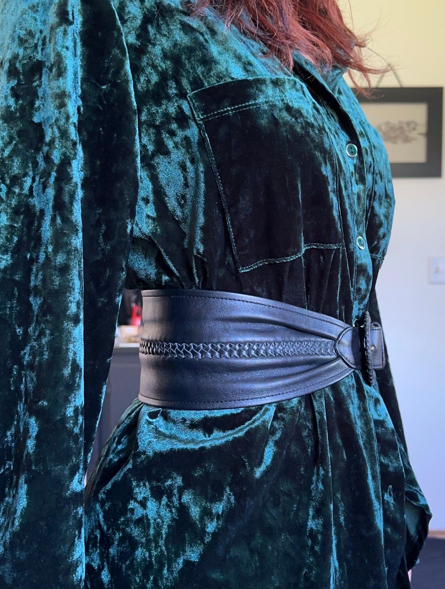 Ralph Lauren Braided Leather Belt 29.5" - 31"