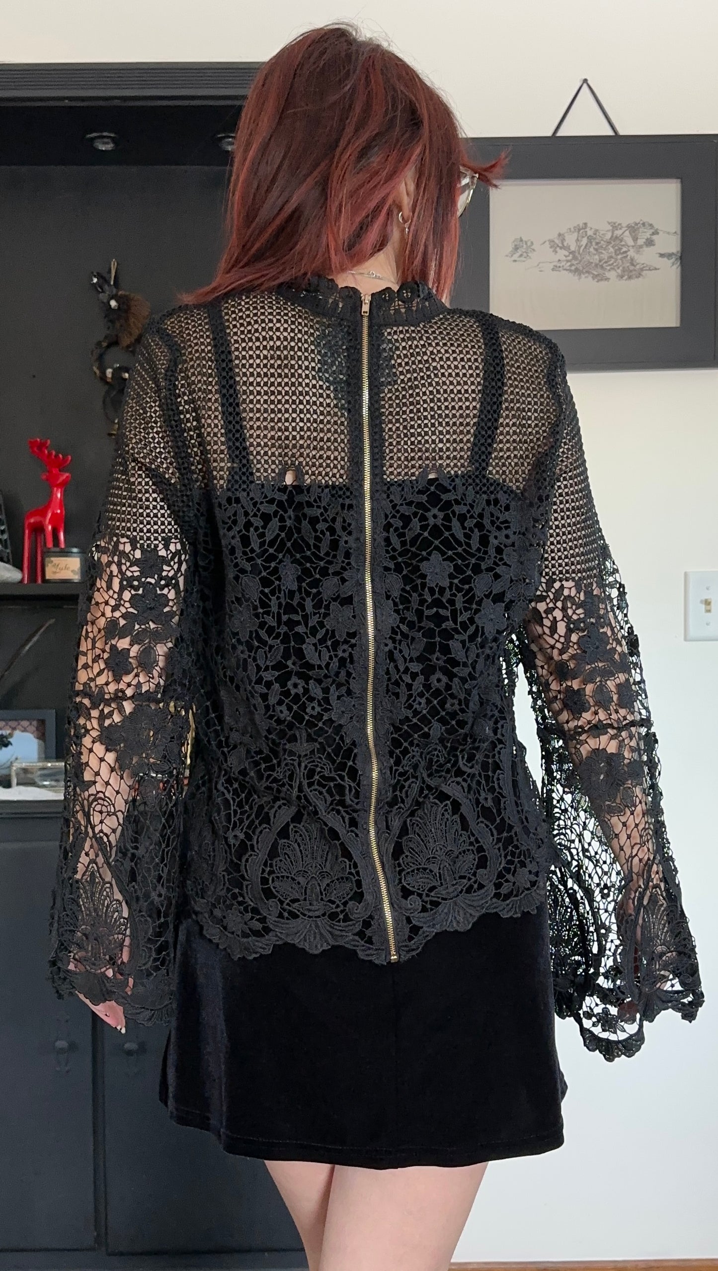 Lace Romantic Top L