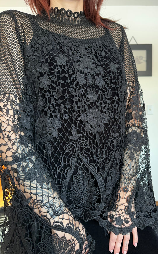 Lace Romantic Top L