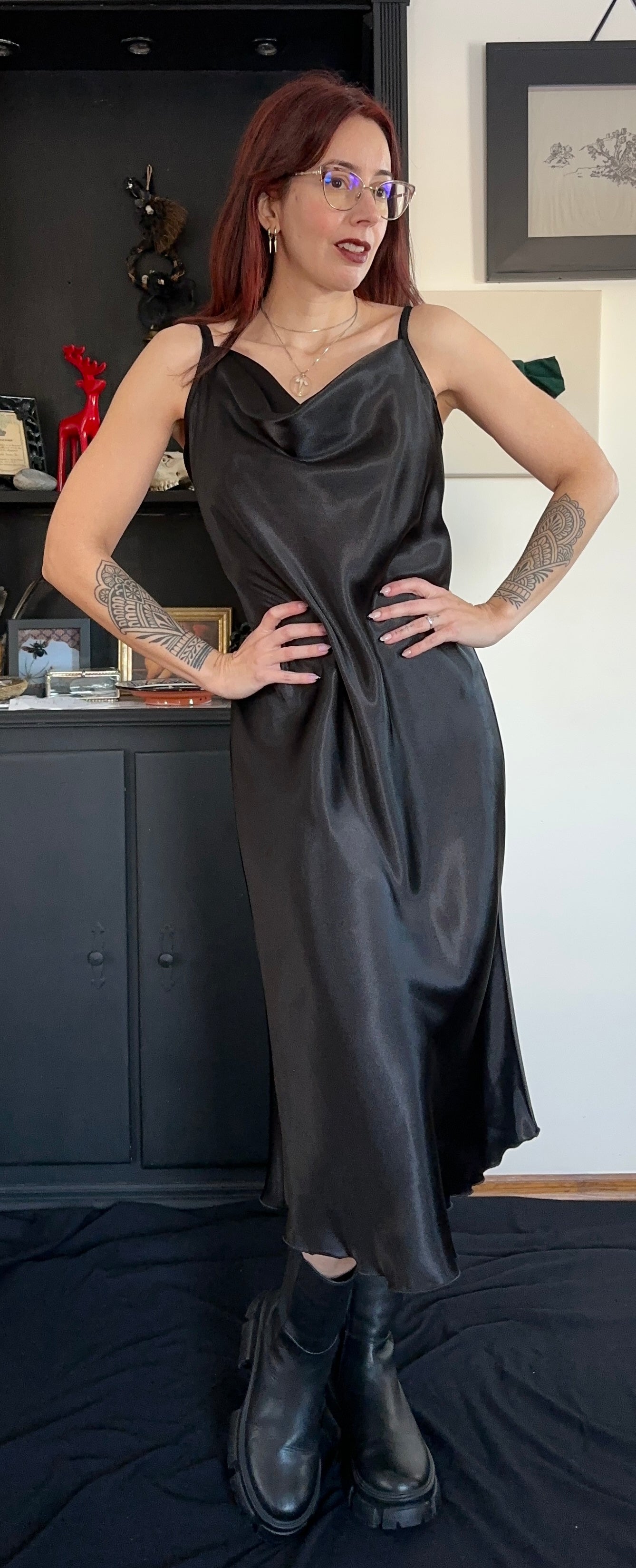 90s Slip Dress L