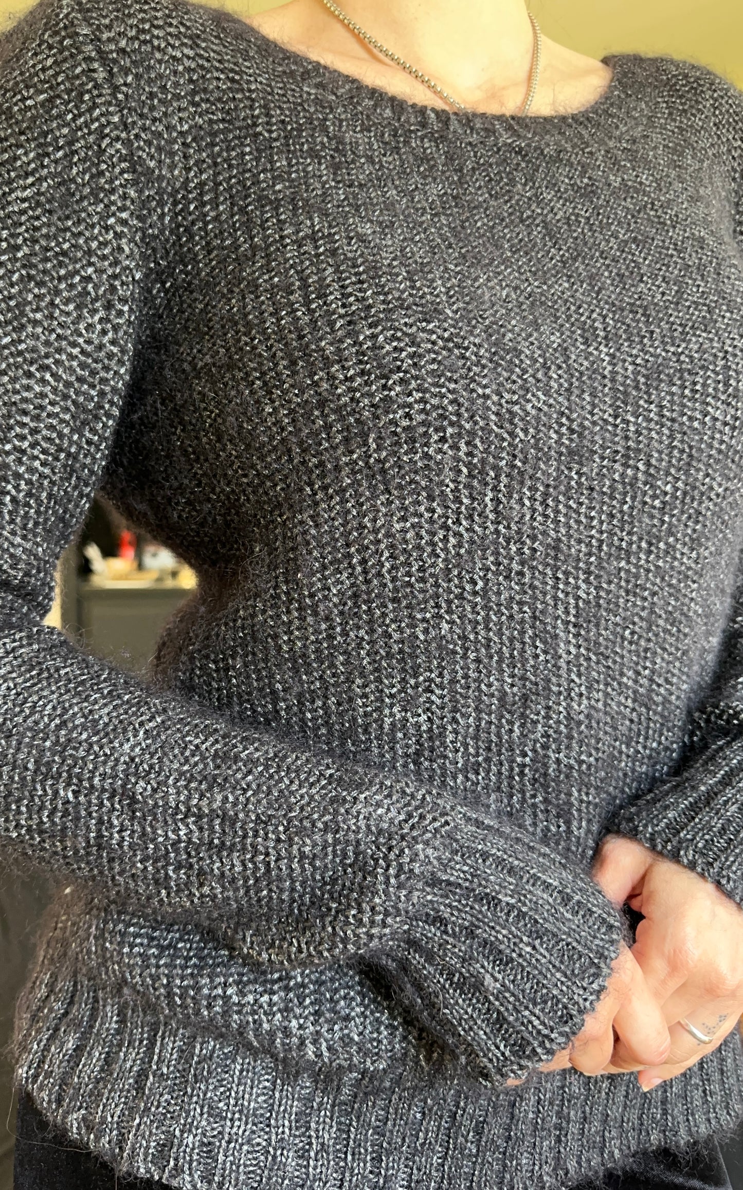 Eileen Fisher Fuzzy Knit Sweater