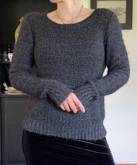 Eileen Fisher Fuzzy Knit Sweater