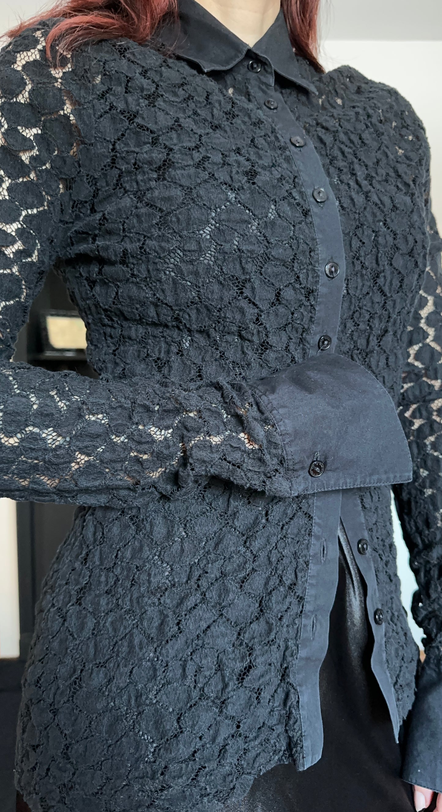 Anne Fontaine Lace Top S-M