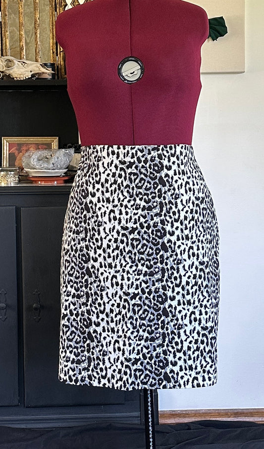 Leopard Mini Skirt
