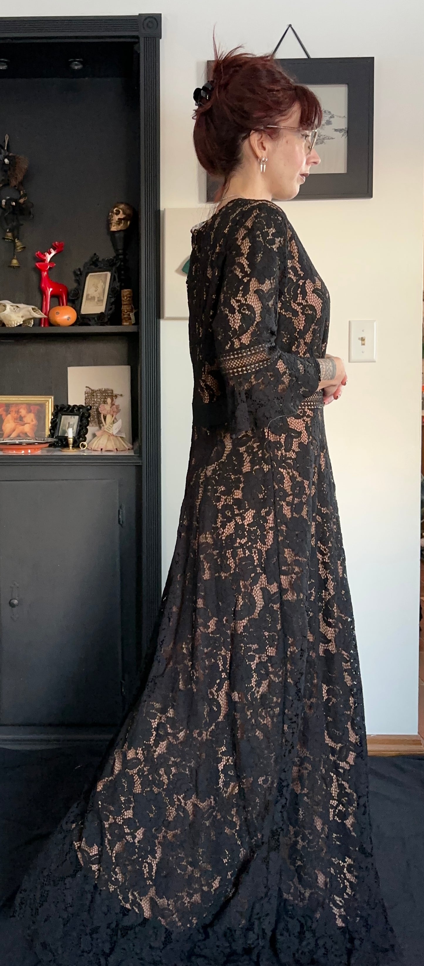 Lace Evening Gown XL