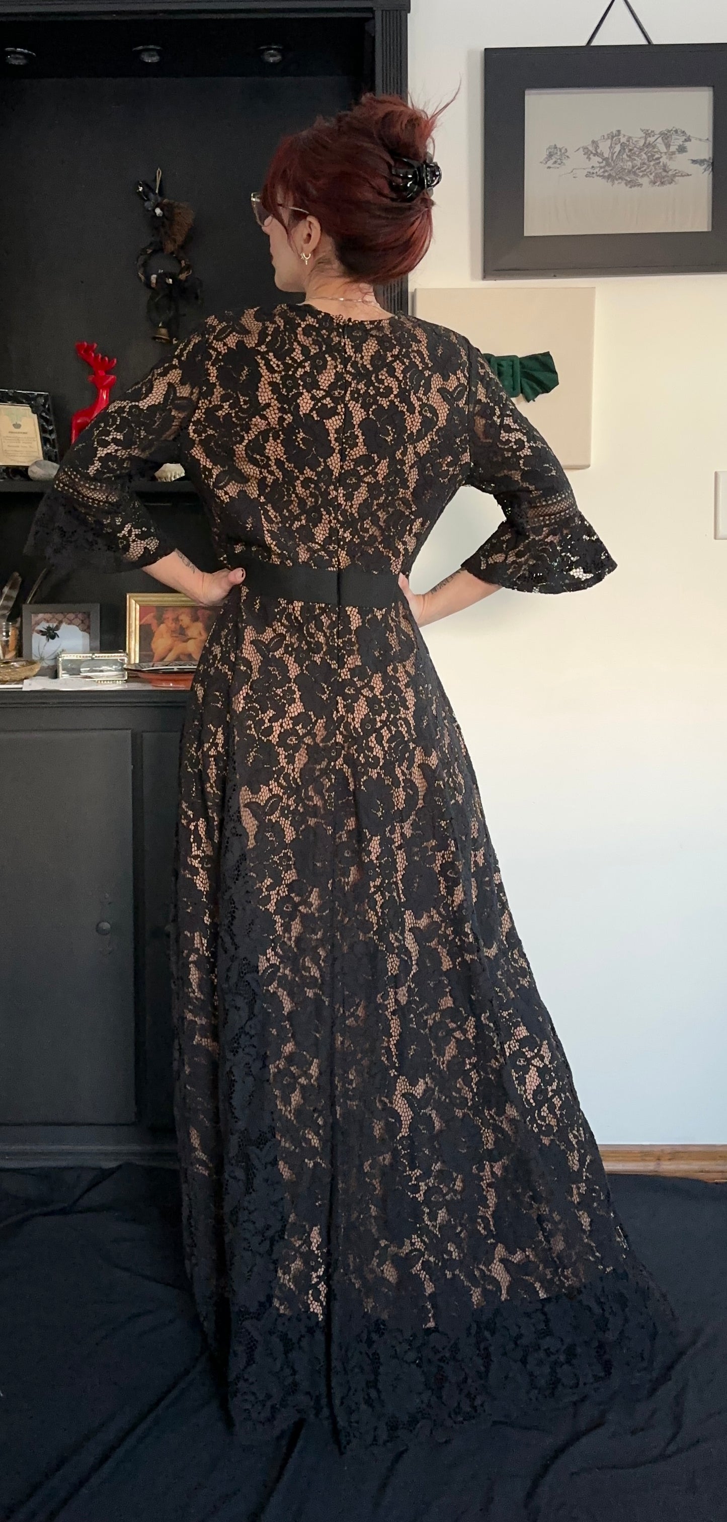 Lace Evening Gown XL