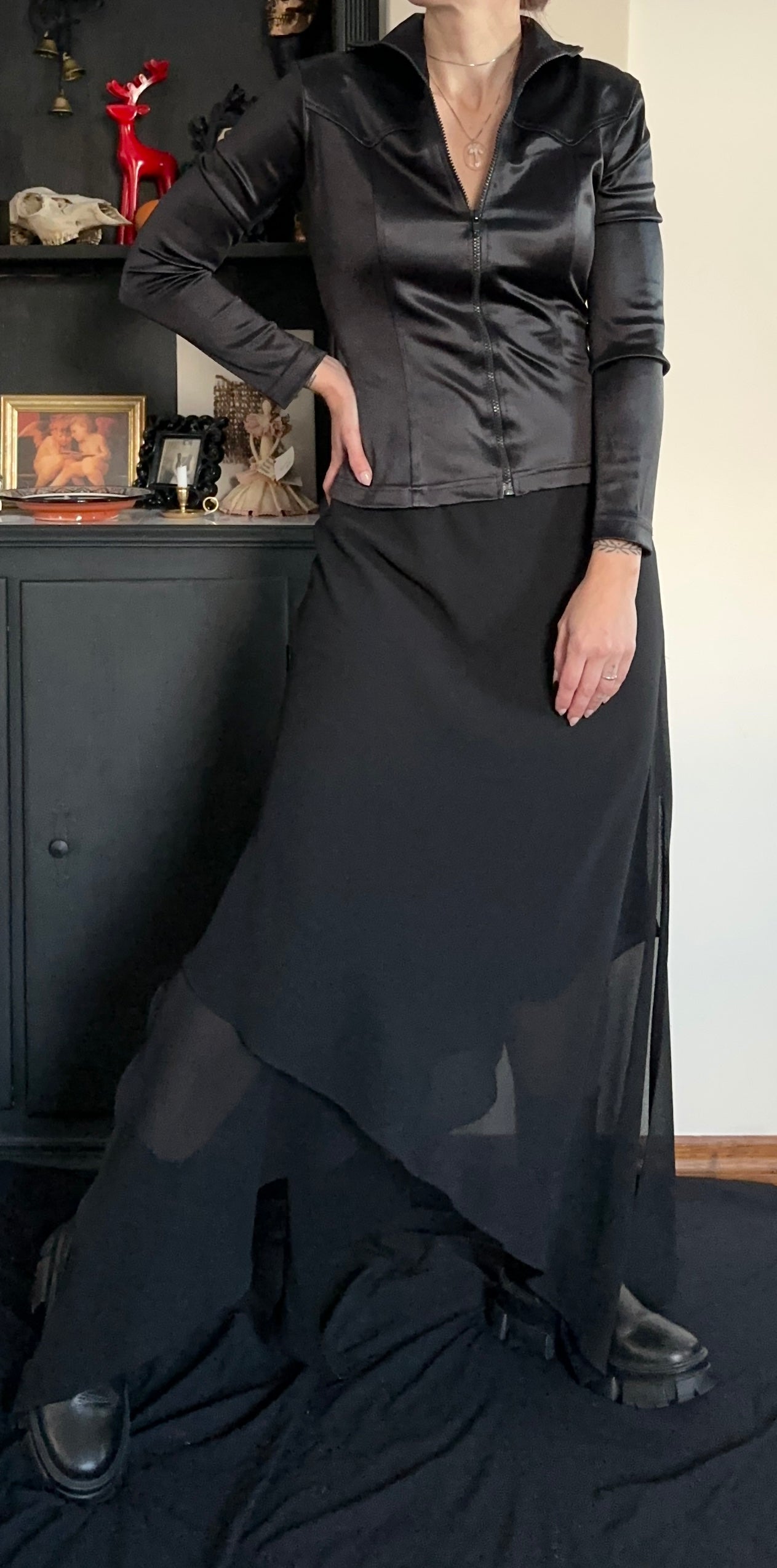Chiffon Handkerchief Witch Skirt SZ 14