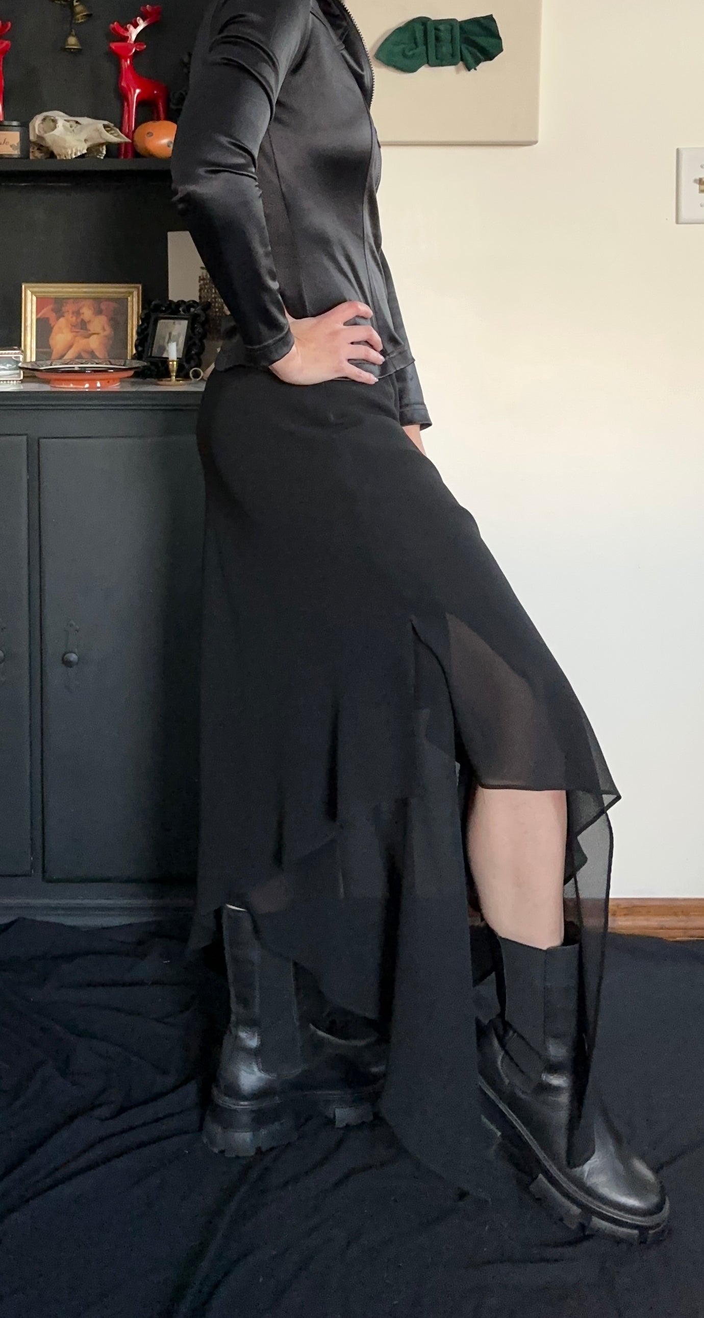 Chiffon Handkerchief Witch Skirt SZ 14