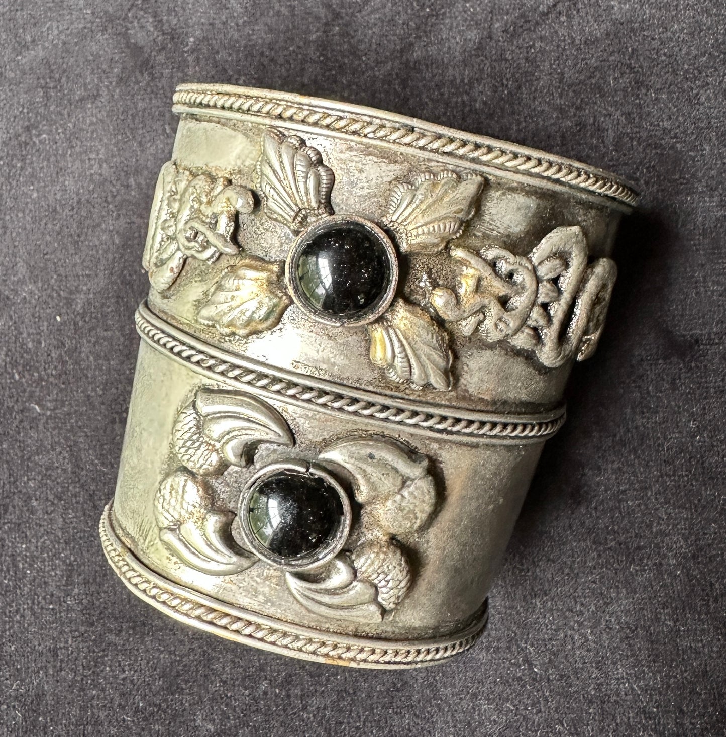 Tribal Wide Cuff Bracelet